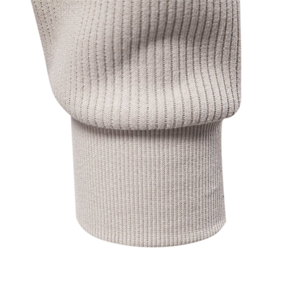 MAGIMODAC Mens Quarter Zip Pullover Long Sleeve Knit Sweater Stand Collar Sweatshirt Casual Warm Sweaters