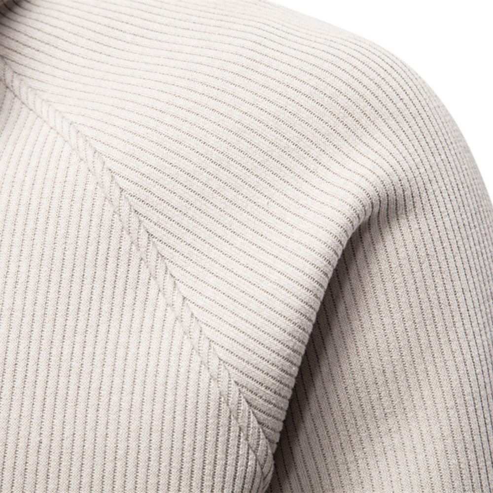 MAGIMODAC Mens Quarter Zip Pullover Long Sleeve Knit Sweater Stand Collar Sweatshirt Casual Warm Sweaters