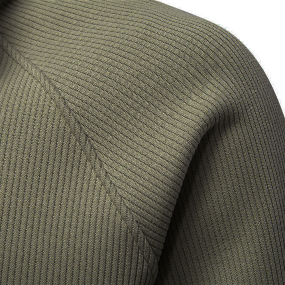 Men's Quarter Zip Pullover Long Sleeve Knit Sweater Stand Collar Sweatshirt Casual Warm Sweaters