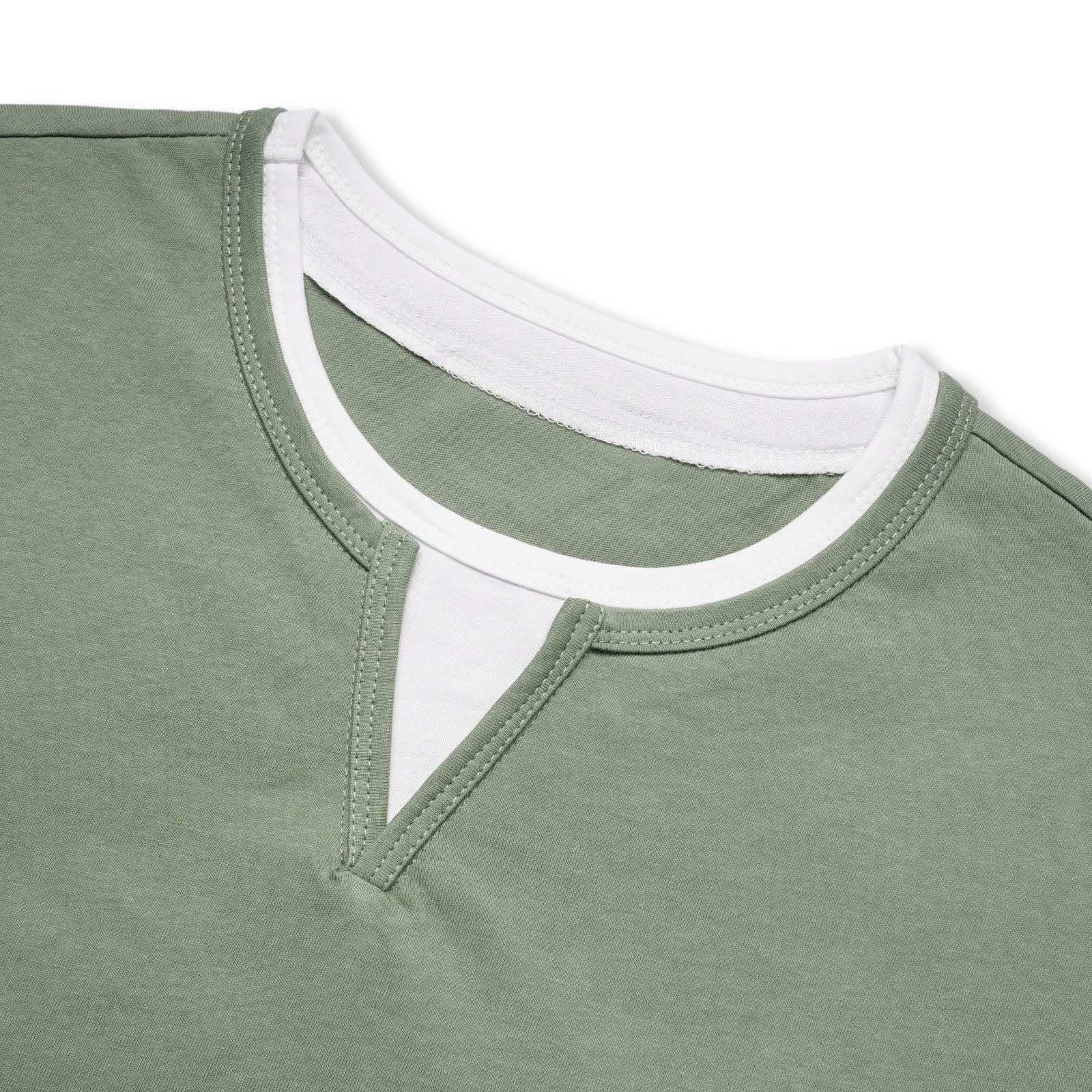 MAGIMODAC Mens Long Sleeve Shirts Summer Classic Crew Neck T-Shirt Casual Tee Shirt Lightweight Solid Color Fall Tops