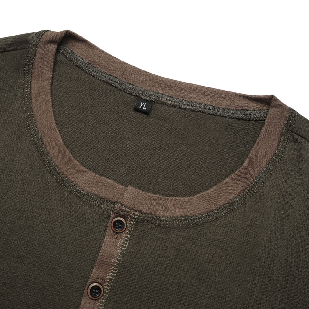 MAGIMODAC Mens Summer Henley Short Sleeve T-Shirts Casual Classic V Neck T Shirt Lightweight Cotton Tee Tops with Button