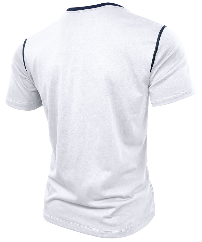 MAGIMODAC Mens Summer Henley Short Sleeve T-Shirts Casual Classic V Neck T Shirt Lightweight Cotton Tee Tops with Button
