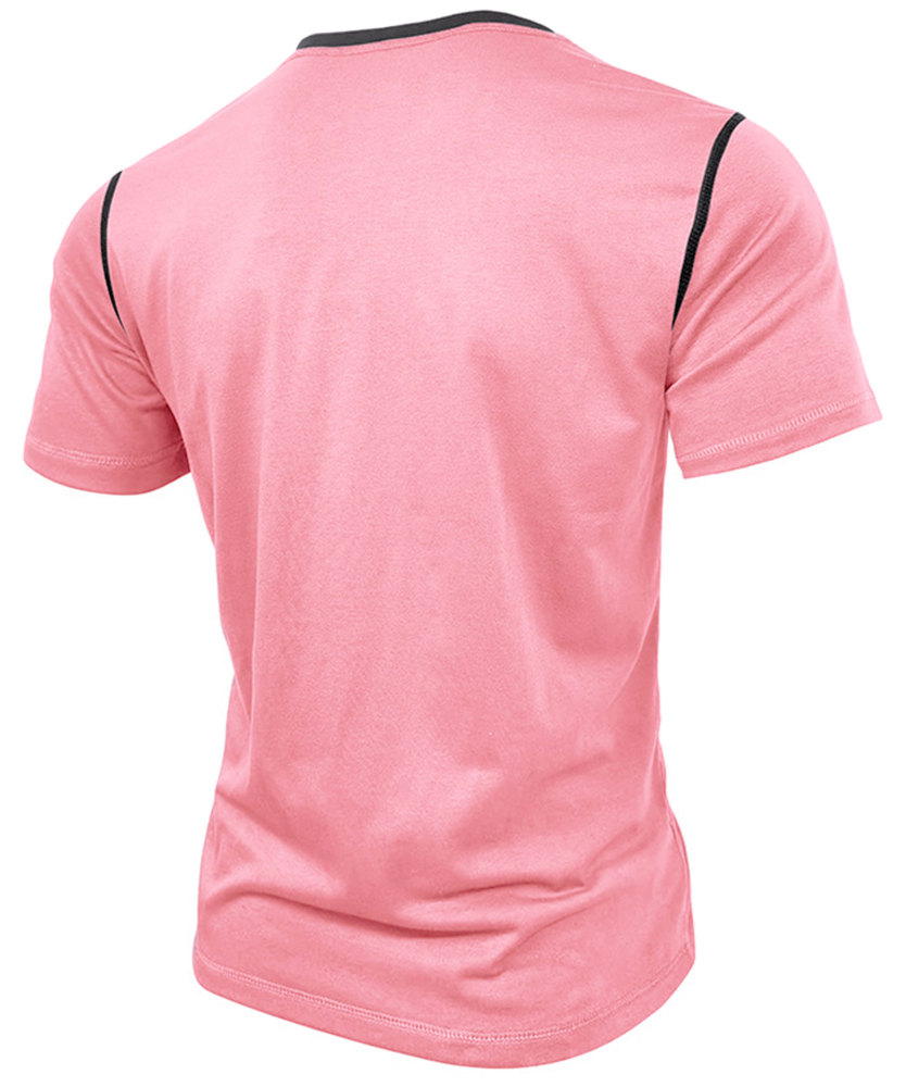 Summer Henley Short Sleeve T-Shirts Mens Casual Classic V Neck T Shirt Lightweight Cotton Tee Tops with Button