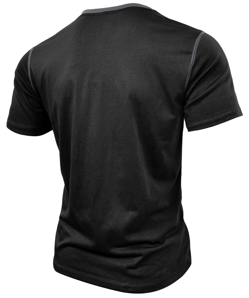 Summer Henley Short Sleeve T-Shirts Mens Casual Classic V Neck T Shirt Lightweight Cotton Tee Tops with Button
