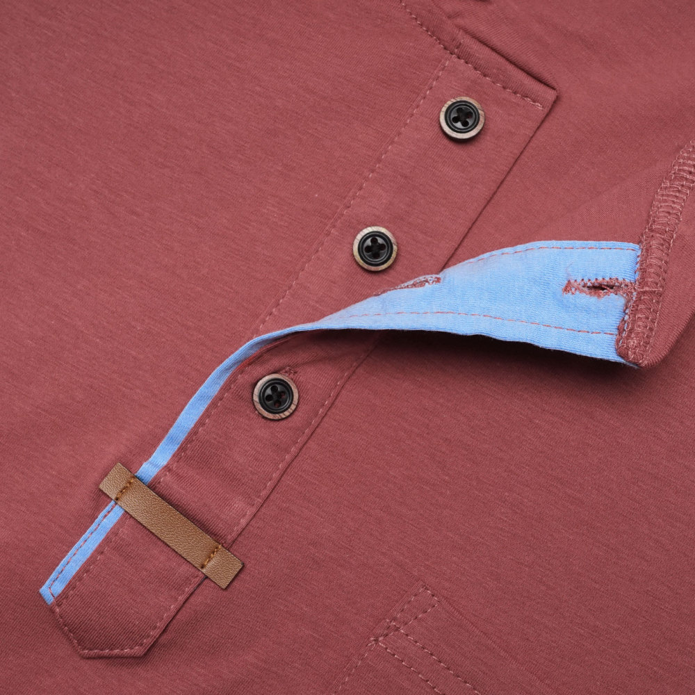 MAGIMODAC Mens Henley Short Sleeve Shirts Lightweight Cotton Summer Casual T-Shirt with Button and Pocket