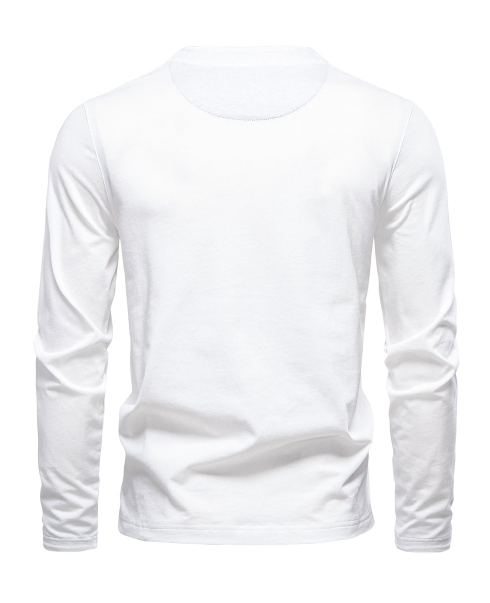MAGIMODAC Mens Henley Shirts Long Sleeve Cotton T-Shirt Casual Classic Tshirt Lightweight Basic T-Shirts Button Tee Shirt Top