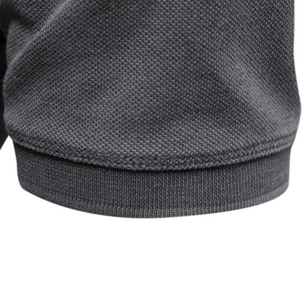MAGIMODAC Mens Polo Shirts Short Sleeve Cotton T-Shirts Summer T-Shirt Solid Color Casual Tee Shirt Tops with Buttons