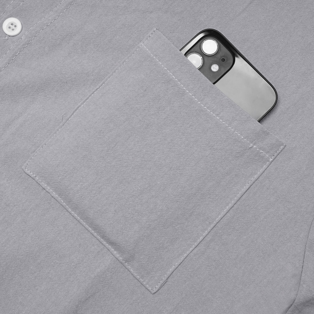 MAGIMODAC Mens Button Down Linen Shirts Casual Long Sleeve Band Collar Shirt Regular Fit Solid Plain Top with Pocket