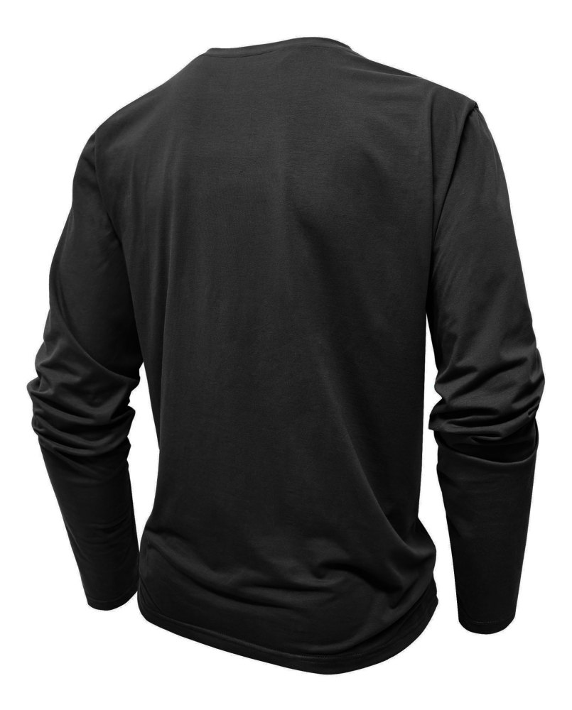 MAGIMODAC Mens Henley Long Sleeve T-Shirt Fashion Classic Cotton T Shirts Casual Lightweight T-Shirts with Button and Pocket