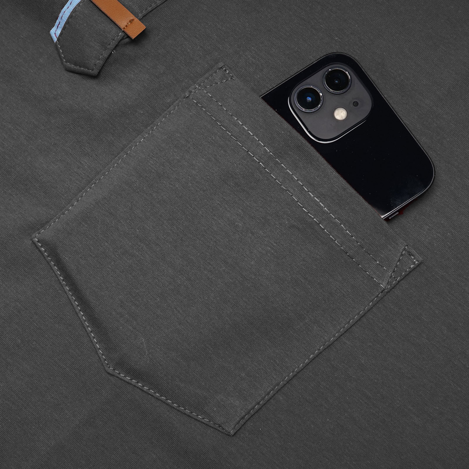 Mens Henley Short Sleeve Shirts Lightweight Cotton Summer Casual T-Shirt with Button and Pocket