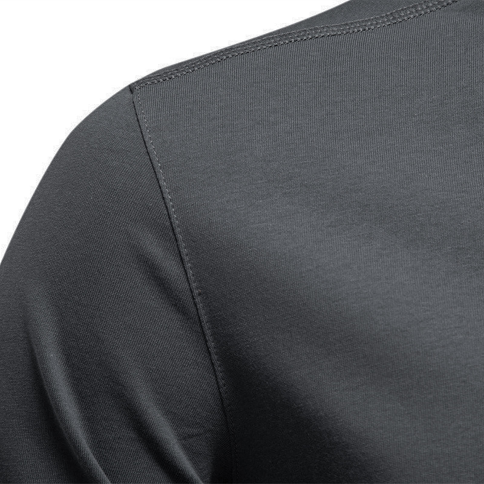 Henley Shirts Long Sleeve Mens Cotton T-Shirt Casual Classic Tshirt Lightweight Basic T-Shirts Button Tee Shirt Top
