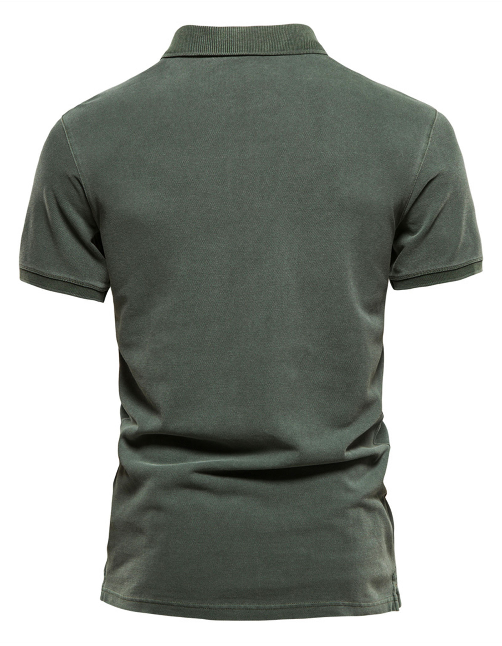 MAGIMODAC Mens Polo Shirts Short Sleeve Cotton T-Shirts Summer T-Shirt Solid Color Casual Tee Shirt Tops with Buttons