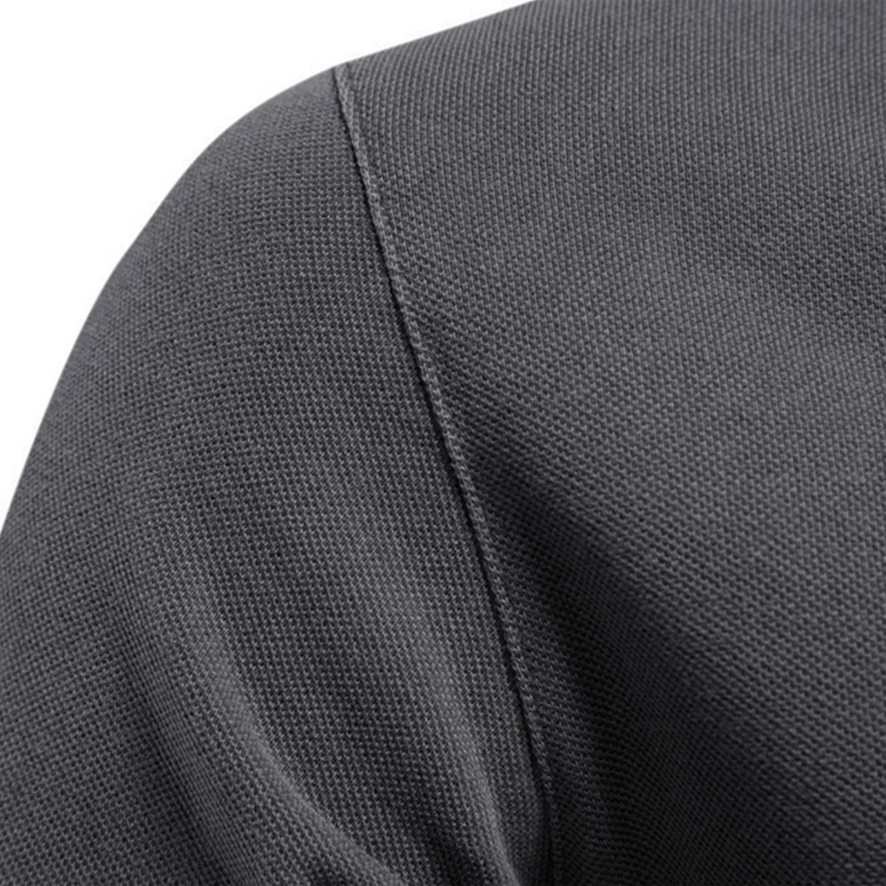 MAGIMODAC Mens Polo Shirts Short Sleeve Cotton T-Shirts Summer T-Shirt Solid Color Casual Tee Shirt Tops with Buttons