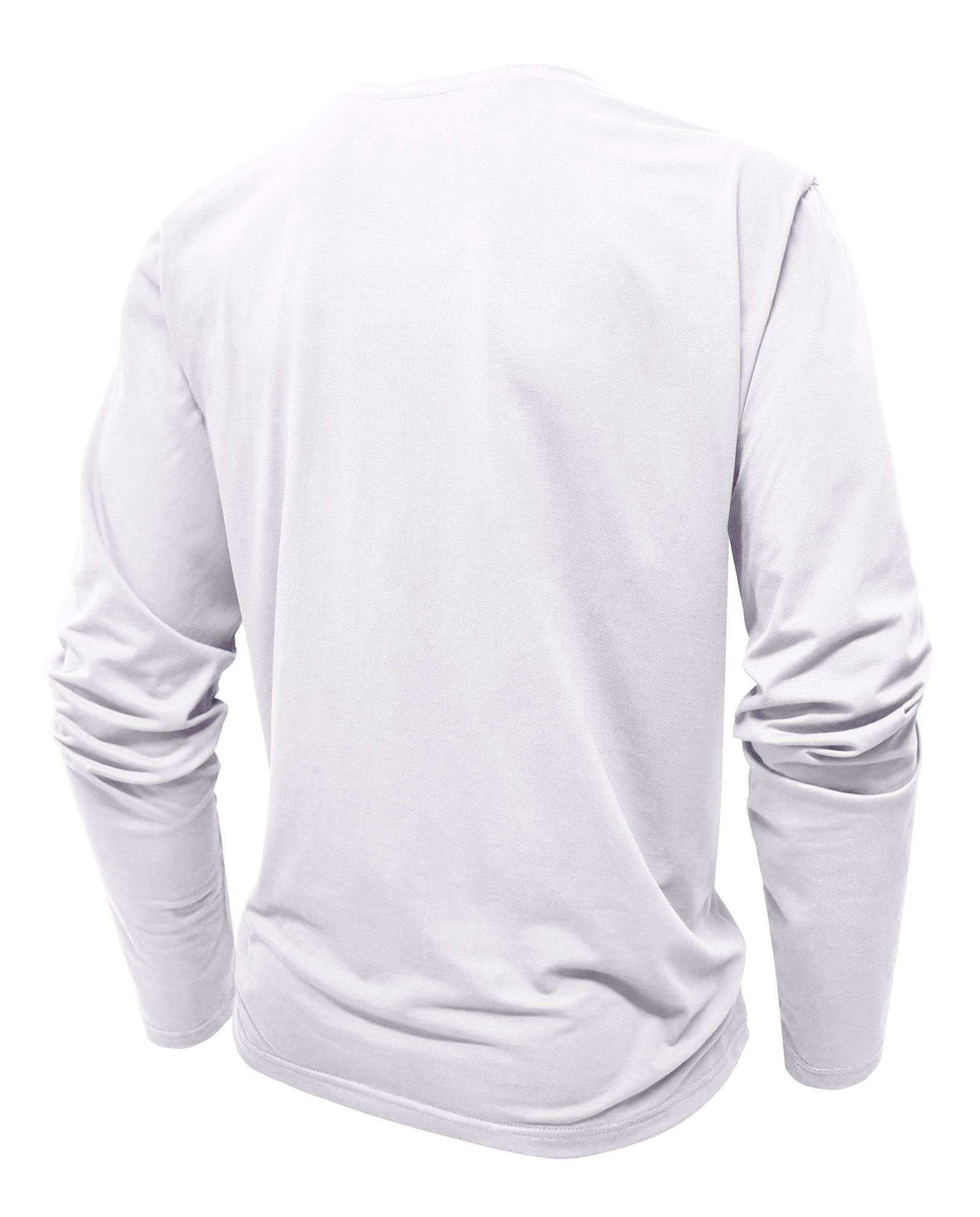 MAGIMODAC Mens Henley Long Sleeve T-Shirt Fashion Classic Cotton T Shirts Casual Lightweight T-Shirts with Button and Pocket