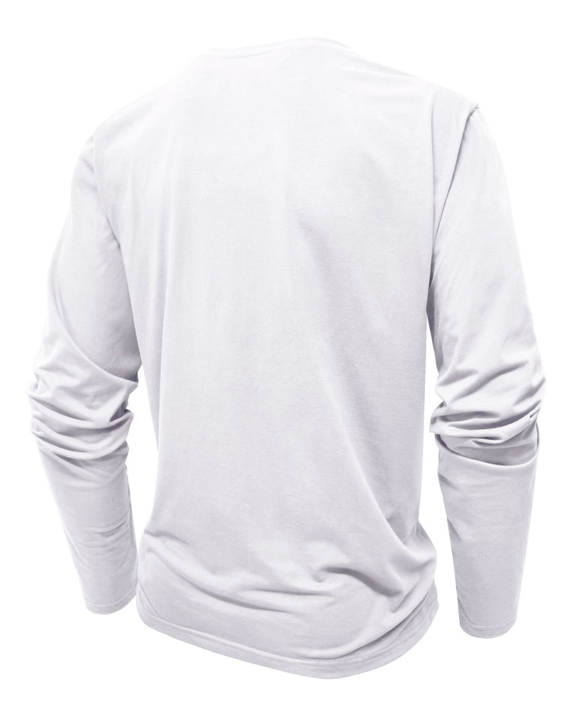 MAGIMODAC Mens Henley Long Sleeve T-Shirt Fashion Classic Cotton T Shirts Casual Lightweight T-Shirts with Button and Pocket