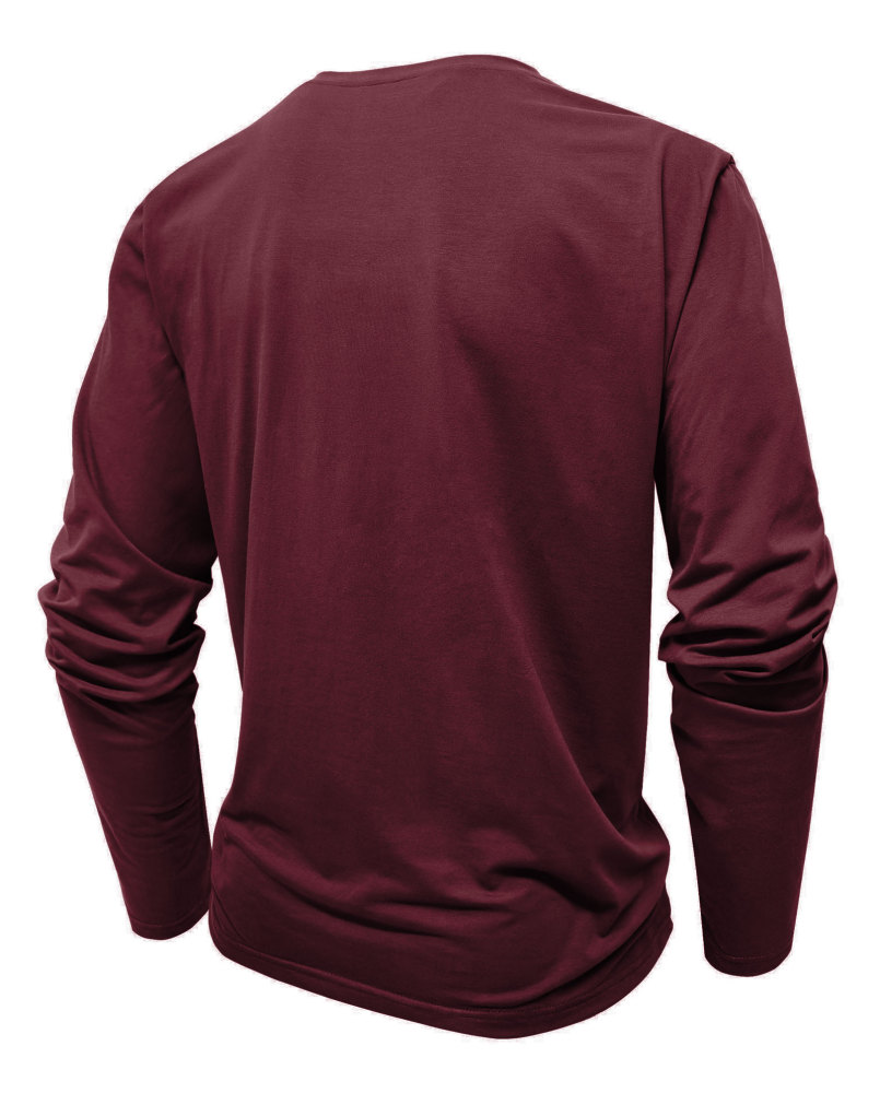MAGIMODAC Mens Henley Long Sleeve T-Shirt Fashion Classic Cotton T Shirts Casual Lightweight T-Shirts with Button and Pocket