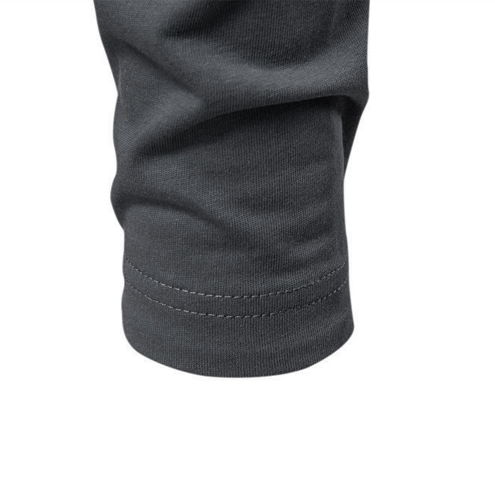 Henley Shirts Long Sleeve Mens Cotton T-Shirt Casual Classic Tshirt Lightweight Basic T-Shirts Button Tee Shirt Top