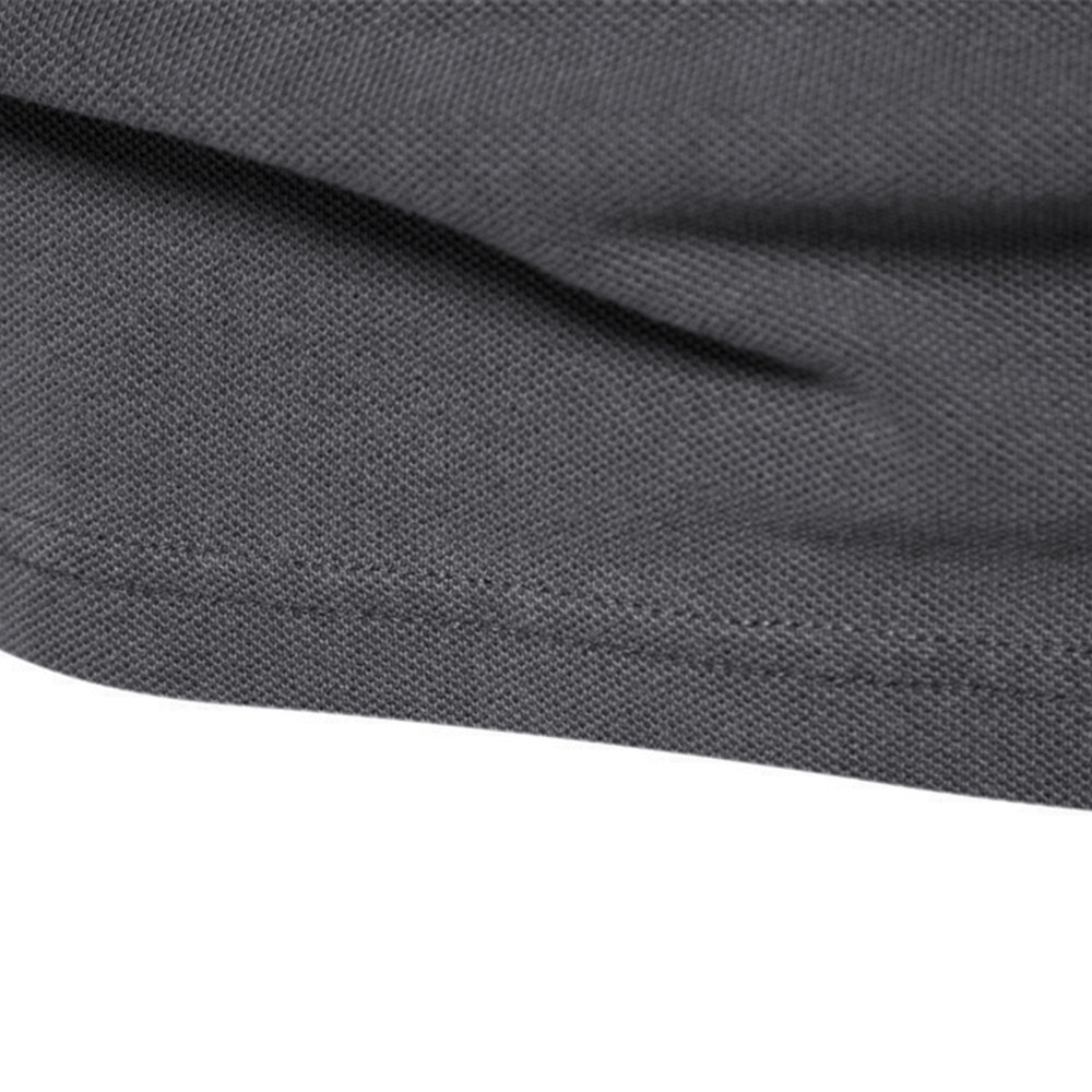 Mens Polo Shirts Short Sleeve Cotton T-Shirts Summer T-Shirt Solid Color Casual Tee Shirt Tops with Buttons
