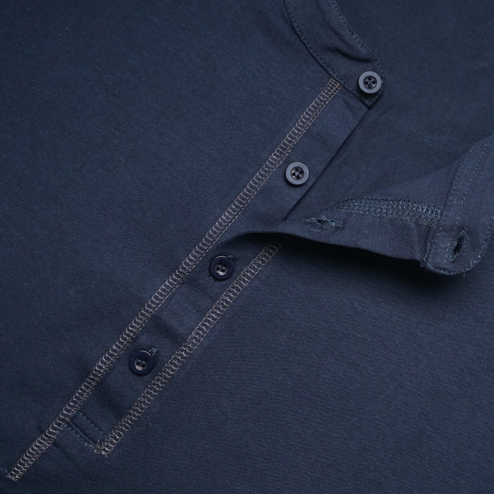 Mens Long Sleeve Henley Shirts Casual Classic Cotton T-Shirt Lightweight Button Tshirts Solid Basic Tee Shirt Tops