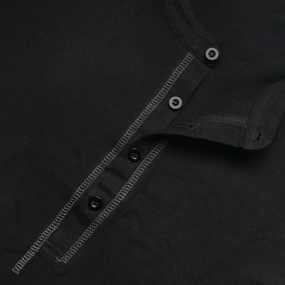 Mens Long Sleeve Henley Shirts Casual Classic Cotton T-Shirt Lightweight Button Tshirts Solid Basic Tee Shirt Tops