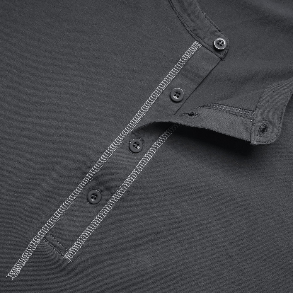Mens Long Sleeve Henley Shirts Casual Classic Cotton T-Shirt Lightweight Button Tshirts Solid Basic Tee Shirt Tops