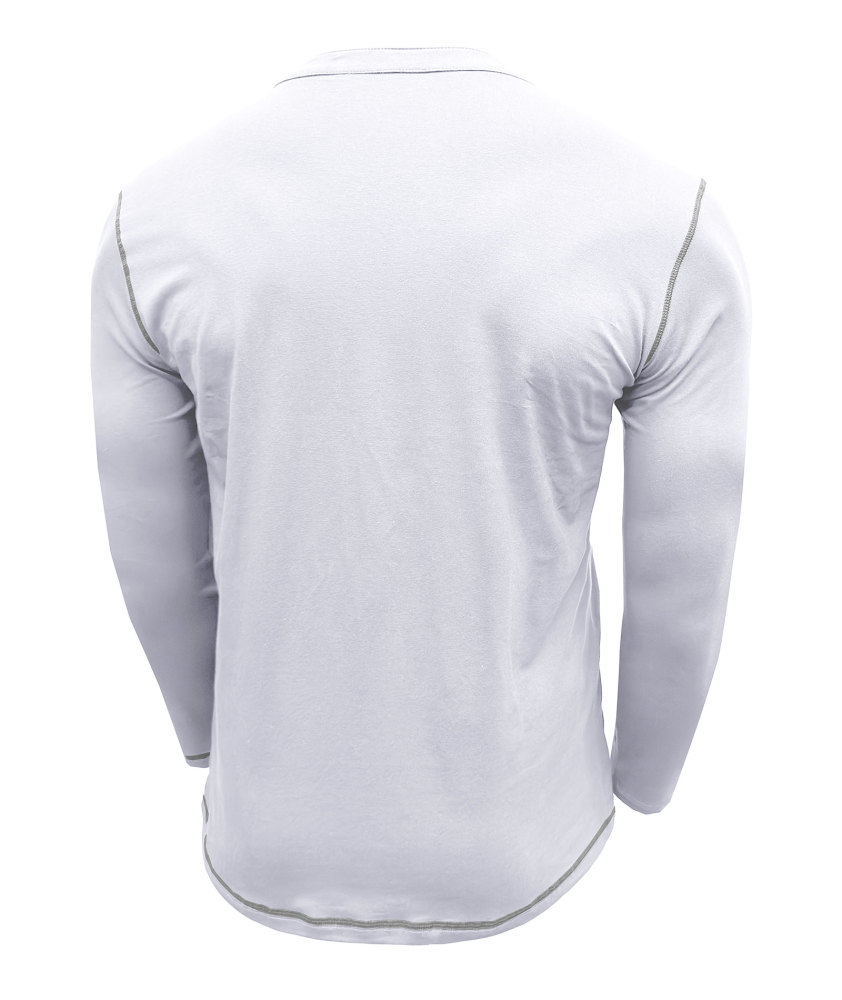Mens Long Sleeve Henley Shirts Casual Classic Cotton T-Shirt Lightweight Button Tshirts Solid Basic Tee Shirt Tops