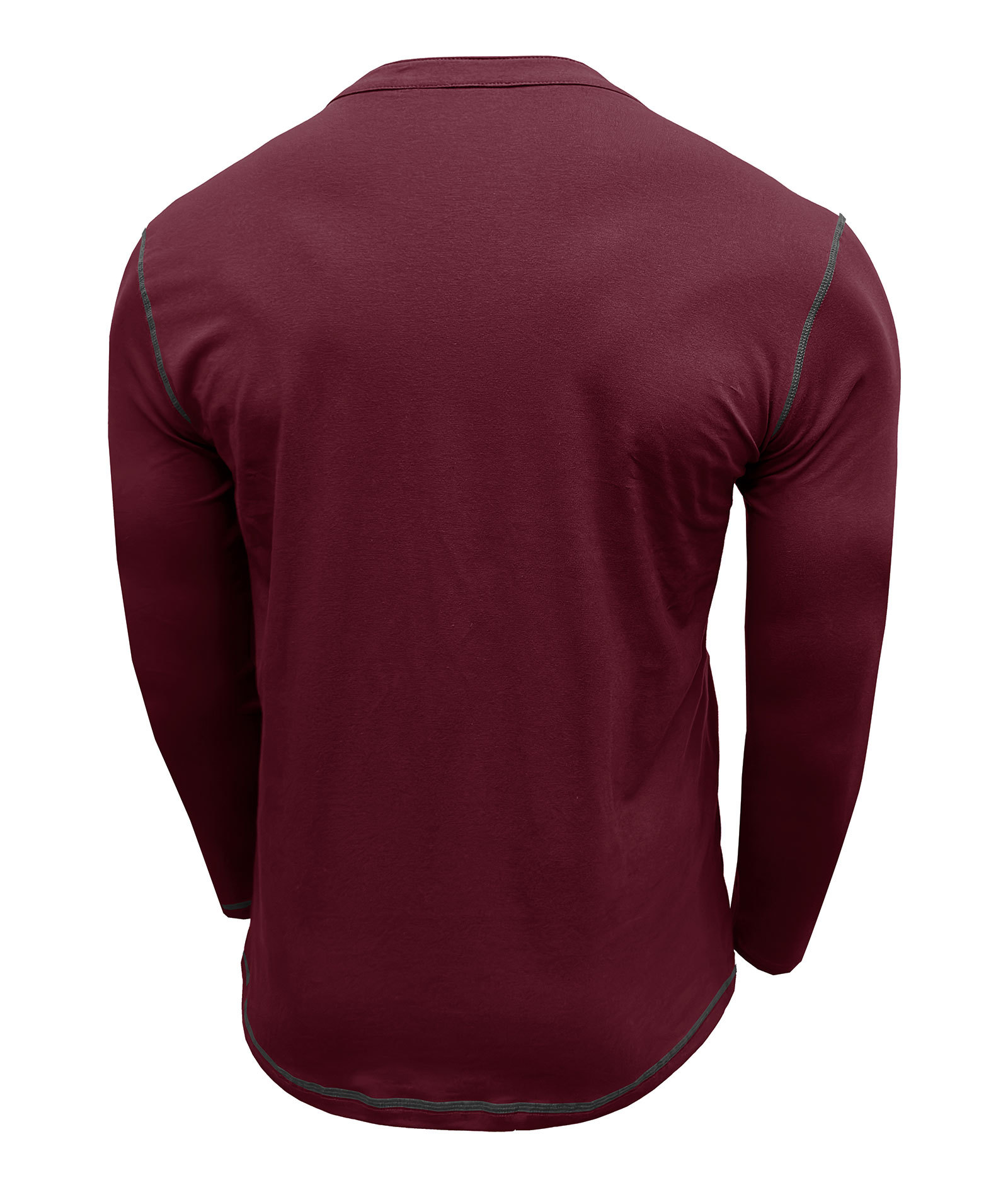 Mens Long Sleeve Henley Shirts Casual Classic Cotton T-Shirt Lightweight Button Tshirts Solid Basic Tee Shirt Tops