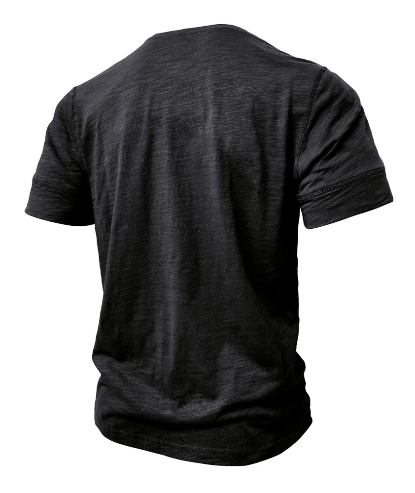 Mens Henley Shirts Cotton Short Sleeve T-Shirt Casual Basic ButtonTee Shirt Tops Summer Classic Solid Tshirt