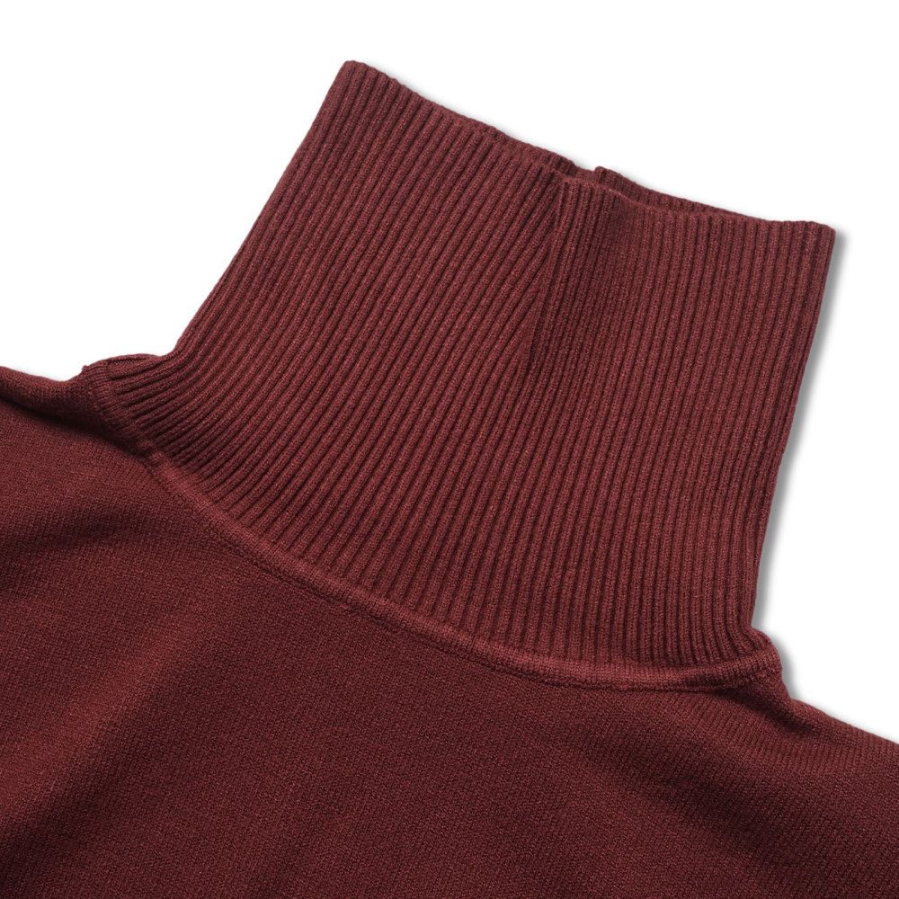 Men's Knit Pullover Slim Fit Winter Wool Blend Turtleneck Sweater Autumn Casual Long Sleeve Shirts Warm Knitted Sweaters