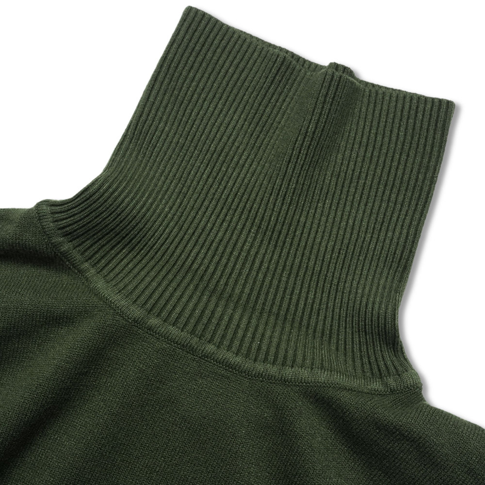 Men's Knit Pullover Slim Fit Winter Wool Blend Turtleneck Sweater Autumn Casual Long Sleeve Shirts Warm Knitted Sweaters