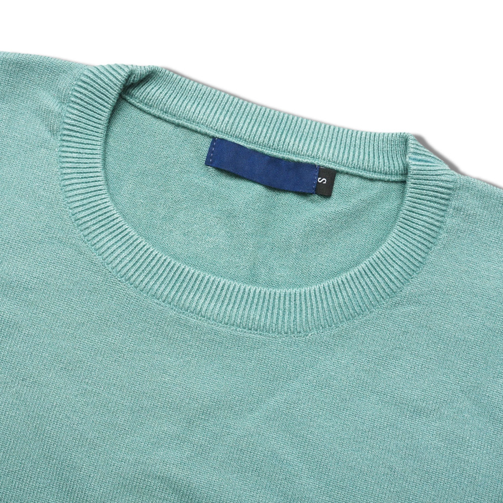 Men's Knit Pullover Slim Fit Winter Wool Blend Crew Neck Sweater Autumn Casual Long Sleeve Shirts Warm Knitted Sweaters