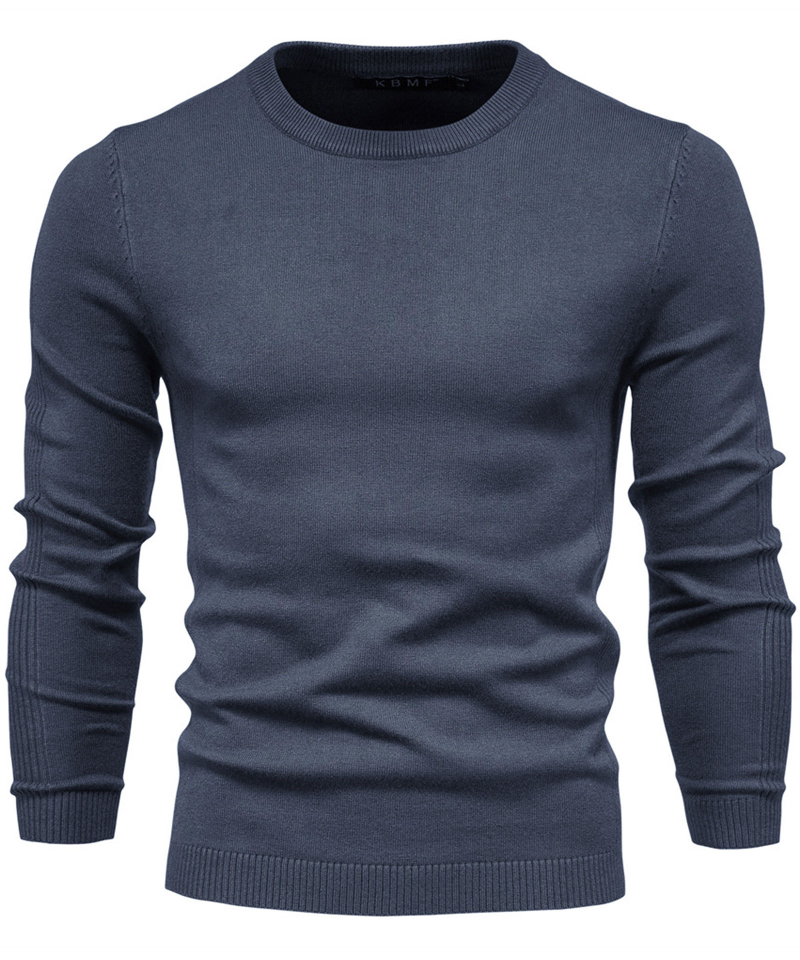 Men's Knit Pullover Slim Fit Winter Wool Blend Crew Neck Sweater Autumn Casual Long Sleeve Shirts Warm Knitted Sweaters