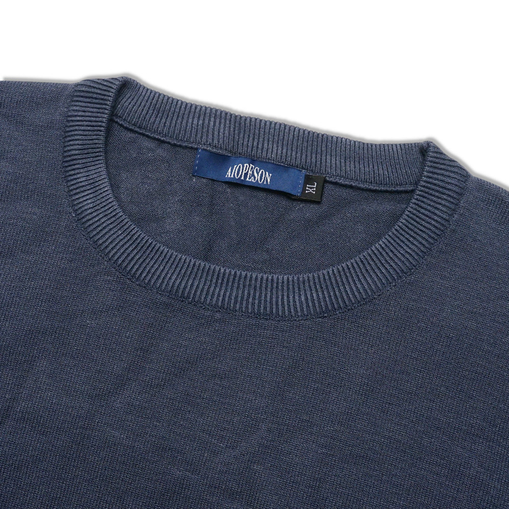 Men's Knit Pullover Slim Fit Winter Wool Blend Crew Neck Sweater Autumn Casual Long Sleeve Shirts Warm Knitted Sweaters