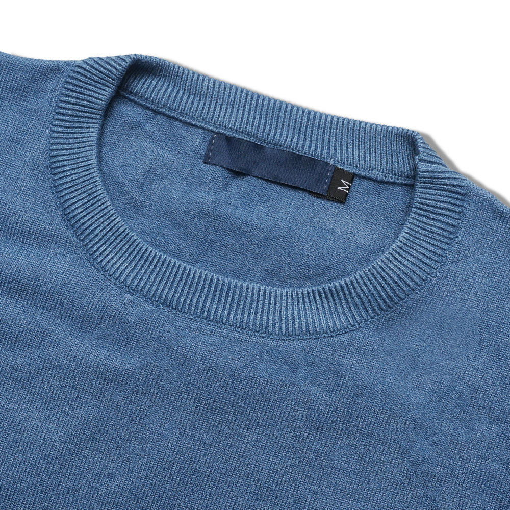 Men's Knit Pullover Slim Fit Winter Wool Blend Crew Neck Sweater Autumn Casual Long Sleeve Shirts Warm Knitted Sweaters