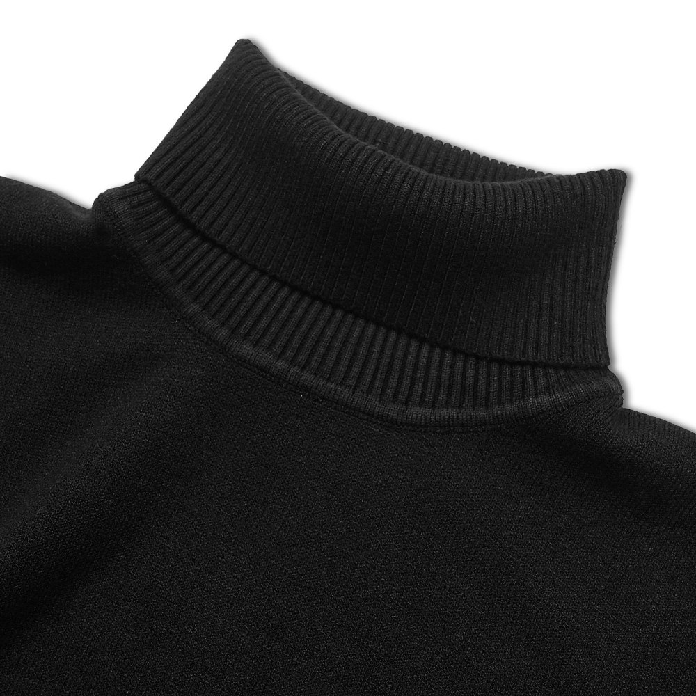 Men's Knit Pullover Slim Fit Winter Wool Blend Turtleneck Sweater Autumn Casual Long Sleeve Shirts Warm Knitted Sweaters