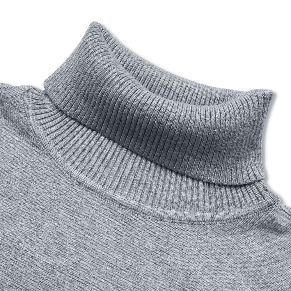 Men's Knit Pullover Slim Fit Winter Wool Blend Turtleneck Sweater Autumn Casual Long Sleeve Shirts Warm Knitted Sweaters