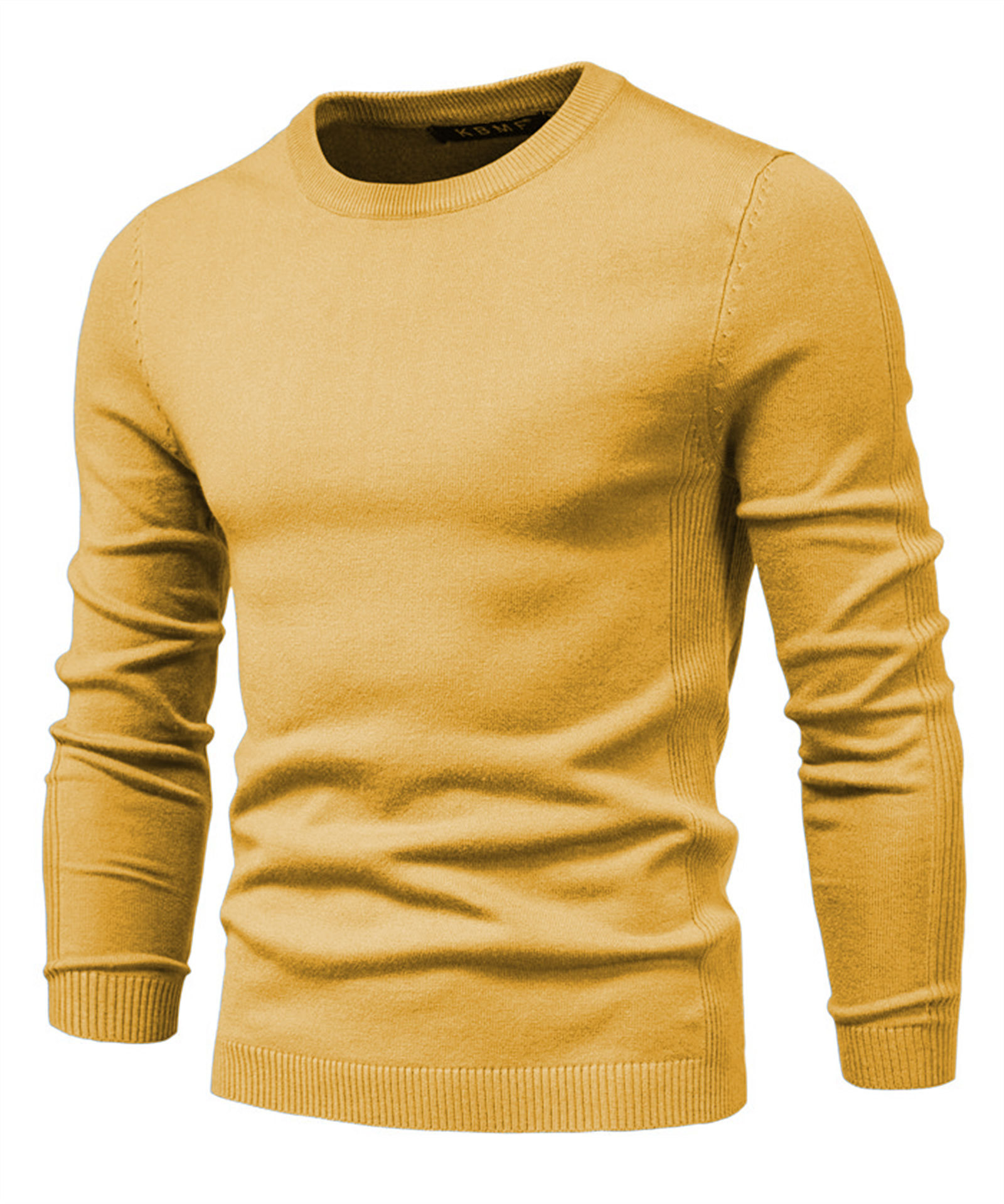 Men's Knit Pullover Slim Fit Winter Wool Blend Crew Neck Sweater Autumn Casual Long Sleeve Shirts Warm Knitted Sweaters