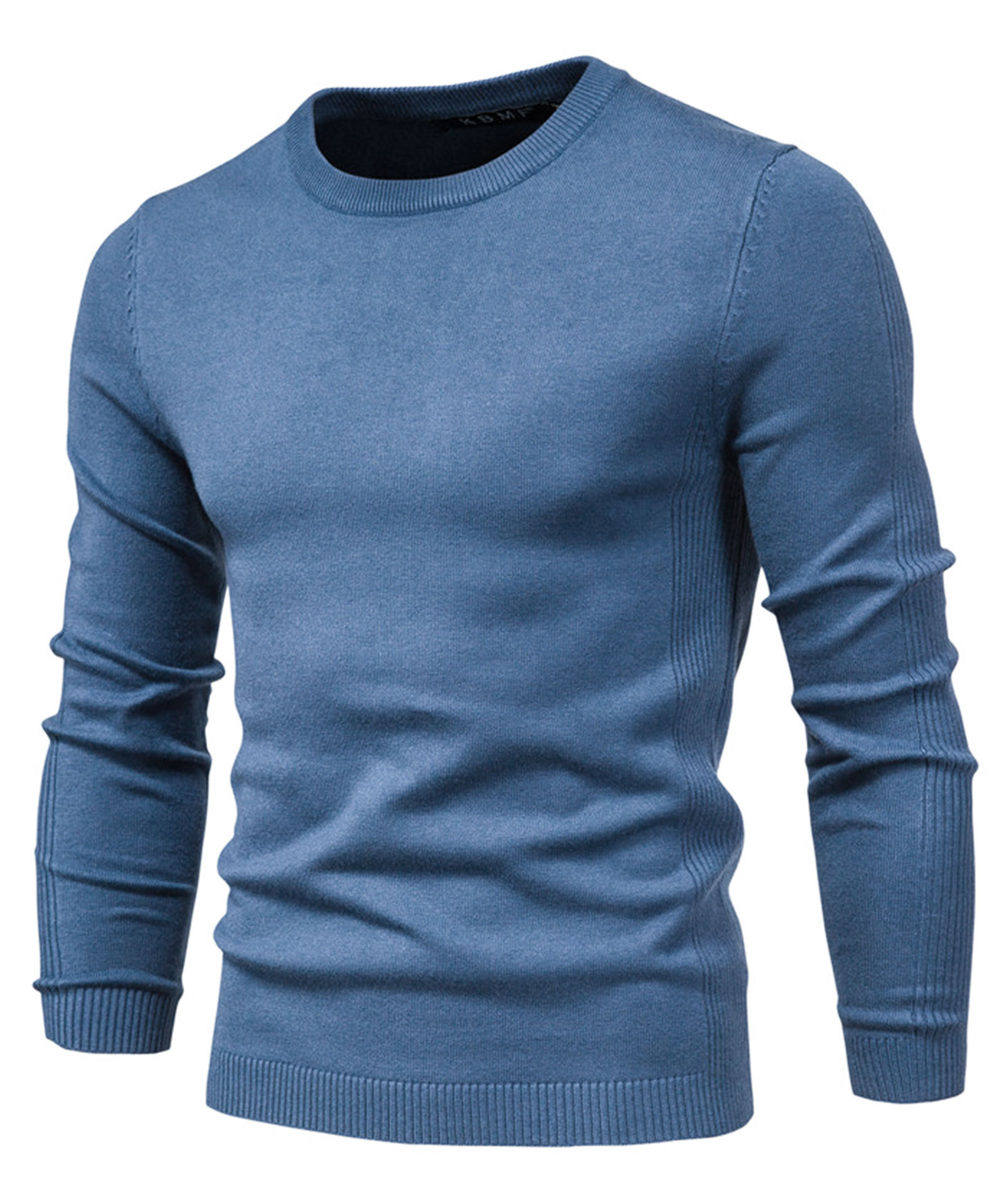 Men's Knit Pullover Slim Fit Winter Wool Blend Crew Neck Sweater Autumn Casual Long Sleeve Shirts Warm Knitted Sweaters