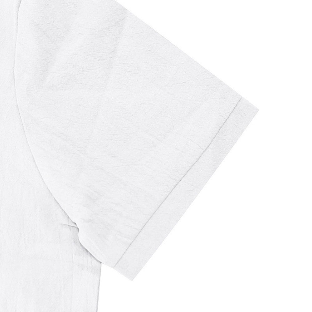 Mens Linen Polo Shirts Short Sleeve Button T-Shirts Summer Casual Tshirts Lightweight Golf Tee Shirt Beach Tops
