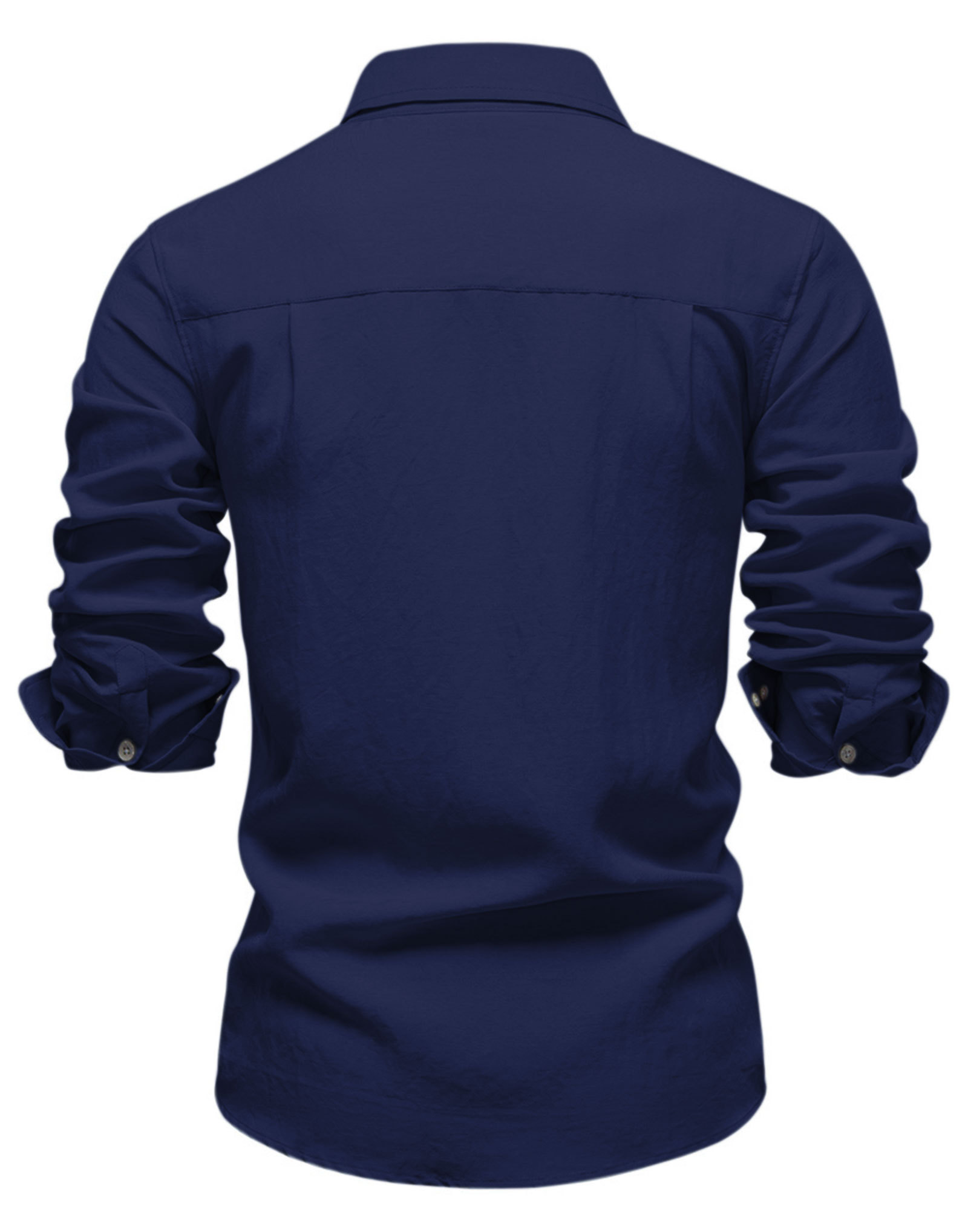 Mens Button Down Shirts Long Sleeve Bussiness Casual Shirt Solid Lightweight Tops Regular Fit