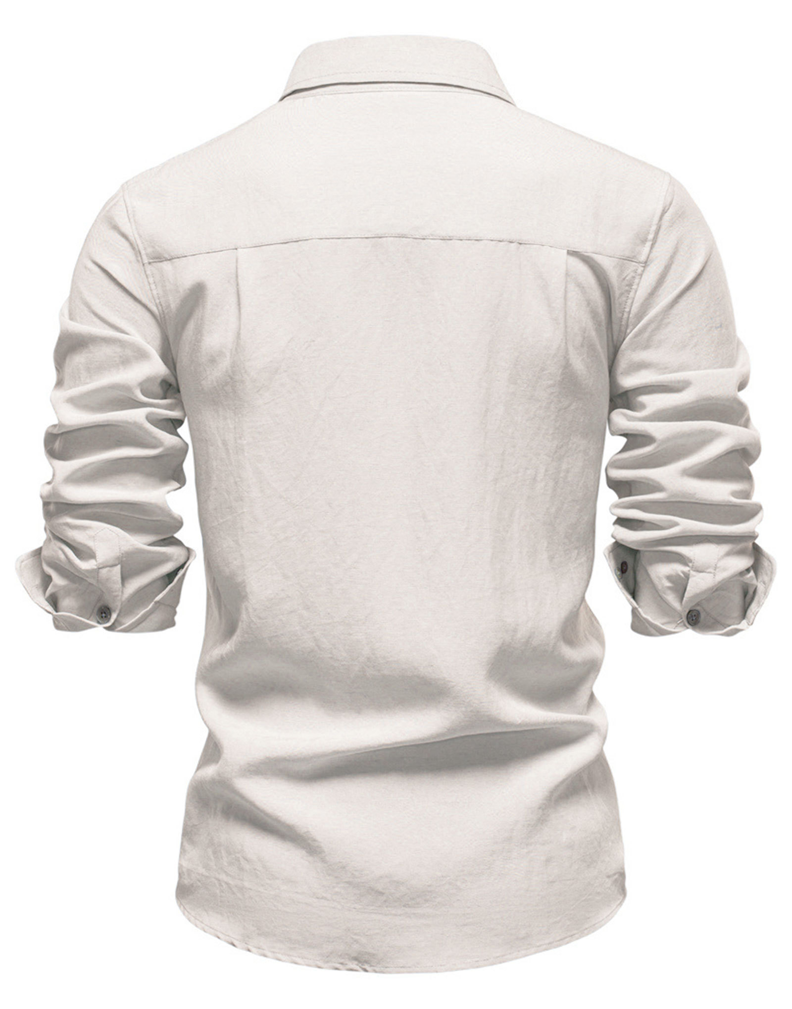 Mens Button Down Shirts Long Sleeve Bussiness Casual Shirt Solid Lightweight Tops Regular Fit