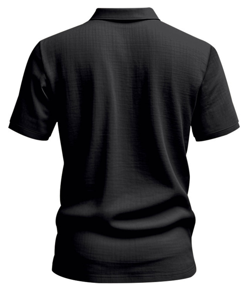 Mens Linen Polo Shirts Short Sleeve Button T-Shirts Summer Casual Tshirts Lightweight Golf Tee Shirt Beach Tops
