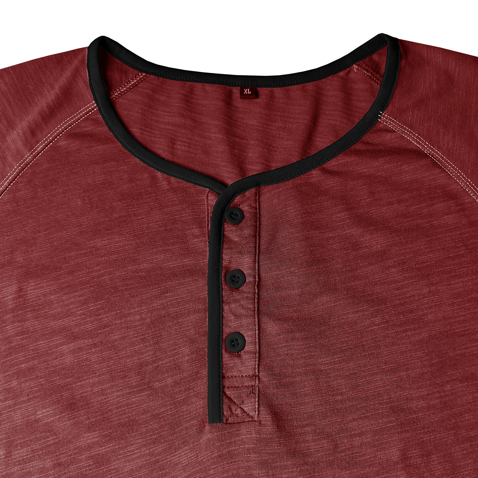 Henley T-Shirt Mens Summer Cotton T Shirts Short Sleeve Tshirts Casual Lightweight T-Shirts Solid Button Tee Tops