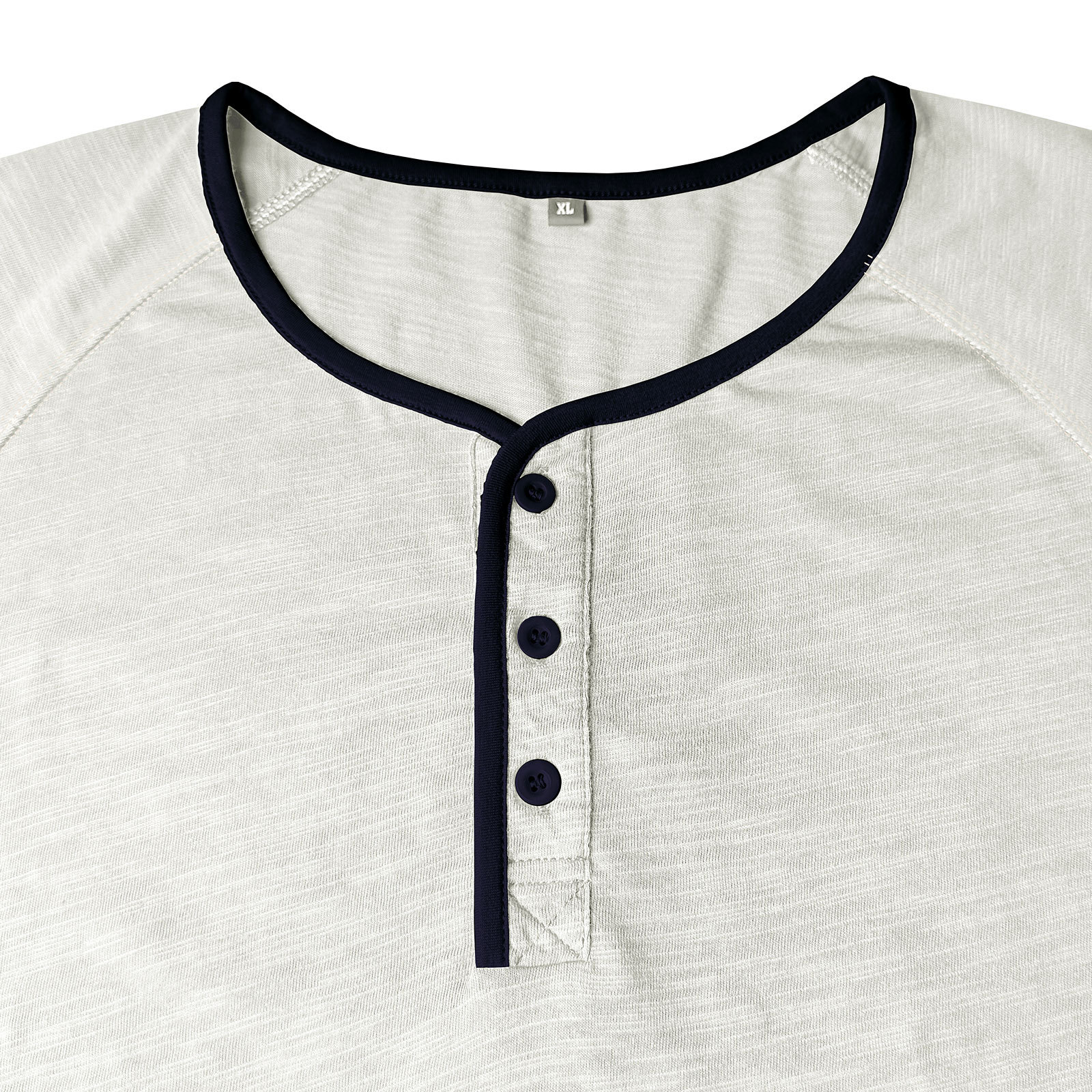 Henley T-Shirt Mens Summer Cotton T Shirts Short Sleeve Tshirts Casual Lightweight T-Shirts Solid Button Tee Tops