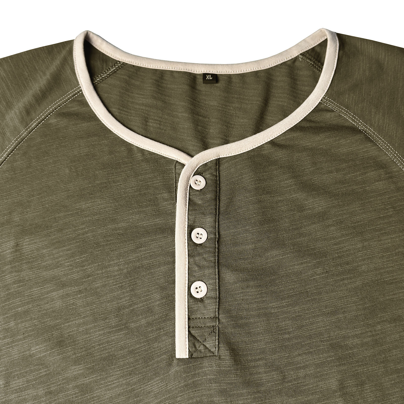 Henley T-Shirt Mens Summer Cotton T Shirts Short Sleeve Tshirts Casual Lightweight T-Shirts Solid Button Tee Tops