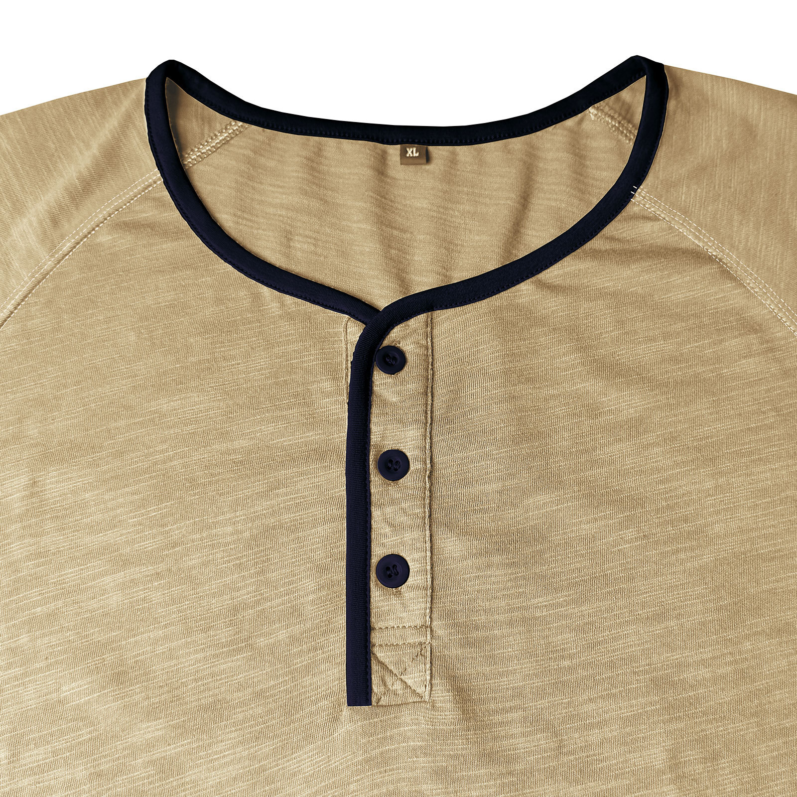 Henley T-Shirt Mens Summer Cotton T Shirts Short Sleeve Tshirts Casual Lightweight T-Shirts Solid Button Tee Tops