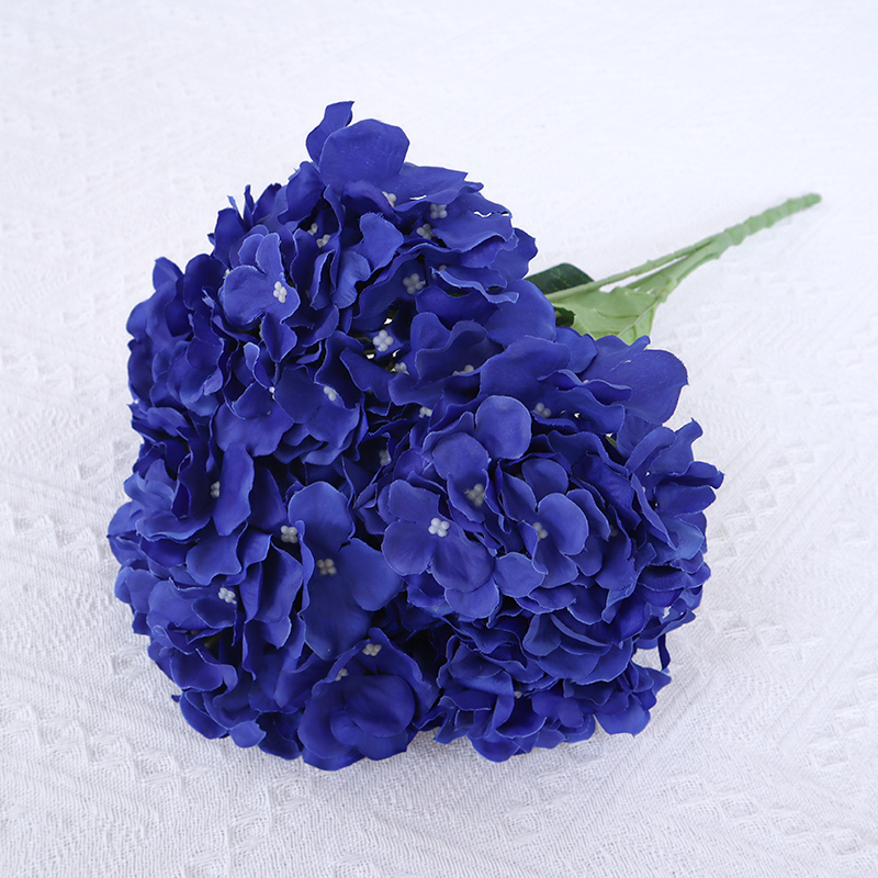 5 Branches Artificial Wedding Hydrangea Bouquet