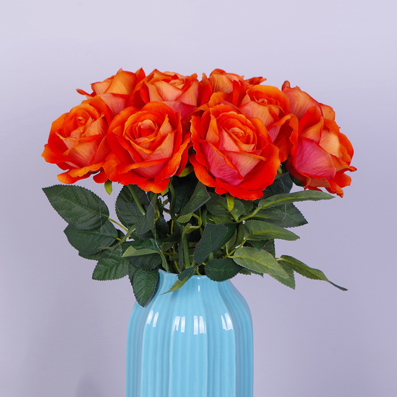 20"/51cm Artificial Roses That Look Real With Stem