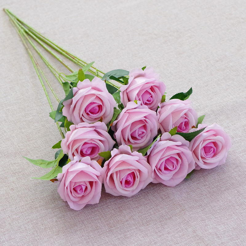 20"/50cm Artificial Rose Flower With Long Stem