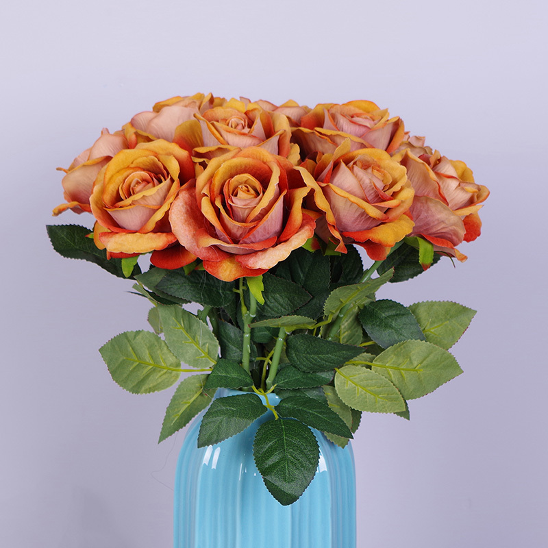 20"/51cm Artificial Roses That Look Real With Stem